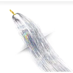 Tinsel Bağlamalı Renk Saç Simi