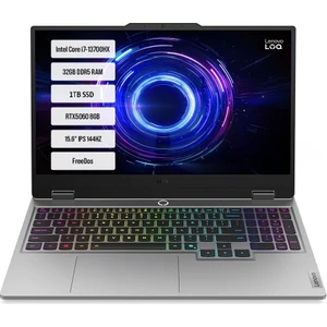 Loq 15IRX10 83JE00LDTR-07 I7-13700HX 32GB Ddr5 1tb SSD RTX5060-8GB 15.6" IPS 144Hz Dos