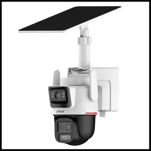 IPC-PTS2649C-3E3Z-4GB20, 2x 3mpix, 2,8 Lens+3,6 Lens, Wizcolor, 50MT Gece Görüşü, IP66,  Hybrid-Zoom Pt 4g Solar Ip Kamera