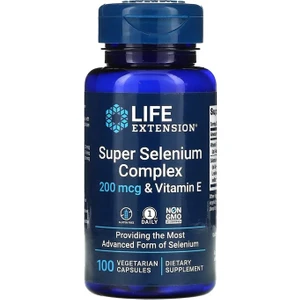 Super Selenium Complex & Vitamin E, 200 Mcg, 100 Vegetarian Capsules