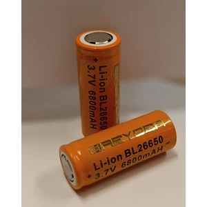 26650 Lithium Li-Ion Greyder 3,7 6800 Mah Pil