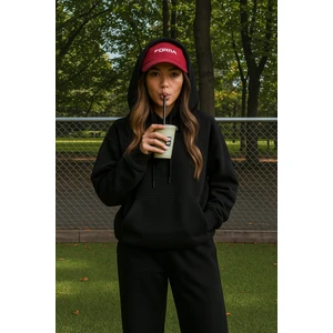 Kadın Kapüşonlu Cepli Sweatshirt