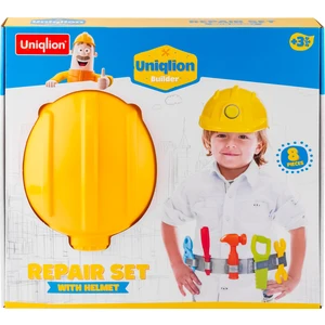 8 Parça Tamir Seti ve Baret 3-6 Yaş Oyuncak Inşaat Takımı