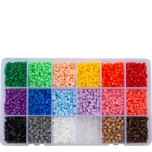 Midi Boncuk - Organizer Kutuda - Karışık 18 Renk 3.600 Adet Boncuk Seti