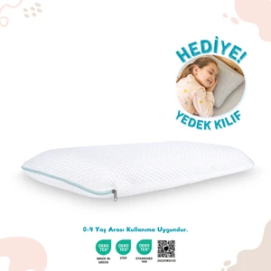 Visco Kids Pillow 66X33X6 Cm, Beyaz