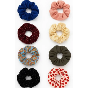 Kadın Scrunchie Saç Tokası Seti 4’lü – Parlak & Payetli Şık Saç Lastiği | Not Guilty Accessories