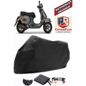 Vespa Gts 300 Supertech Branda Siyah Motosiket Brandası Motor Örtüsü Çadır Su Geçirmez Motosiklet Kılıfı Motor Brandası,lastikli,taşıma Torbalı