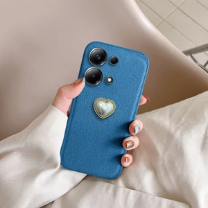 Xiaomi Redmi Note 14S Uyumlu Kılıf Zebana Velvix Silikon Kılıf Açık Mavi