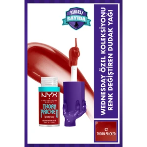 Wednesday Özel Koleksiyonu Renk Değiştiren Dudak Yağı - 02 Thorn Pricked