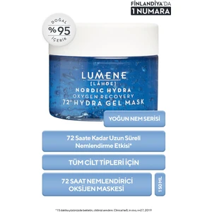 Oxygen Recovery 72H Hydra Gel Mask - 72SA Nemlendirici Oksijen Maskesi 150ML