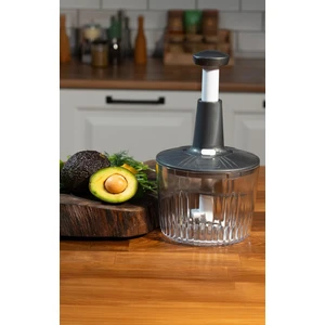 Solingen 3 Bıçaklı Manuel Doğrayıcı El Rondosu El Blenderi El Basmalı Rondo