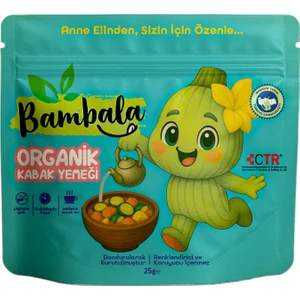 10 Dakika - Organik Kabak Yemeği  25 g Dondurularak Kurutulmuş