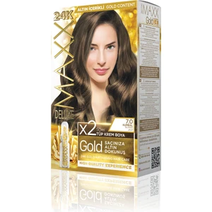 Maxx Deluxe Gold Beauty Set Boya 7.0 Kumral