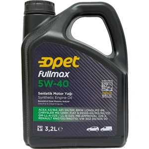 Fullmax 5W-40 Üretim Tarihi : 2025