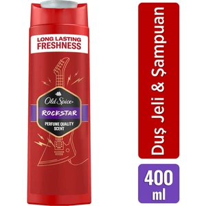 Old Spice Rockstar Erkek Duş Jeli ve Şampuan 400 ml