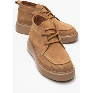 Lılya Toprak Süet Hakiki Deri Kadın Chukka Bot