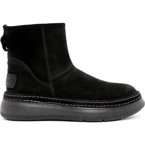 Kadın Siyah Süet Deri Teddy Bot 25WFD130410