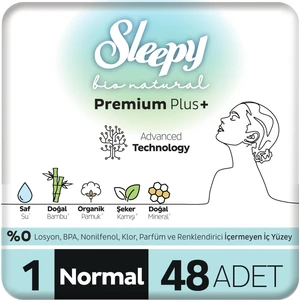 Bio Natural Premium Plus Hijyenik Ped Normal 48 Adet Ped