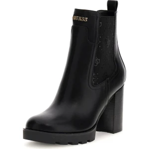 Kadın Nealle Kalın Topuklu Platform Chelsea Bot - Siyah