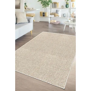 Dijital Kaymaz Yıkanabilir Vizon Krem Salon Halısı Mutfak Halısı Halı Yolluk DC-7354