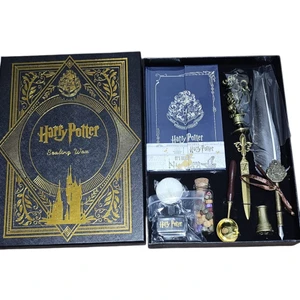 Bukalemun Shop Harry Potter Mühür Seti – Balmumu, Tüy Kalem, Mürekkep ve Aksesuar Hediyelik Koleksiyon Kutusu