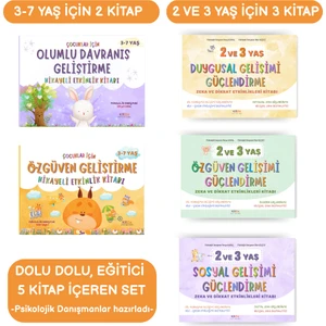 Eğitici, Dolu Dolu 5 Kitap Içeren Set (Zeka,özgüven ve Karakter Gelişimi Odaklı)