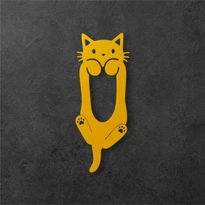 Meraklı Kedi Figürlü Ayraç