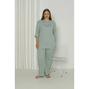 Yazlık Kaşkorse Büyük Beden Pijama Takım