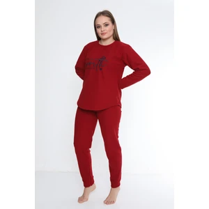 Tıraşlı Kalın Kışlık Kadın Polar Pijama Takımı