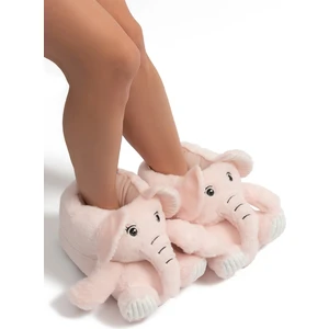 Elfi Kadın Hayvanlı Panduf Pembe 36/41