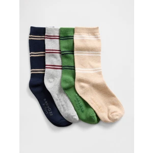 Bebek Çok Renkli Crew Çorapları (4’lü)