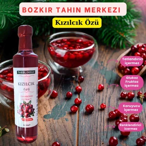 Bozkır Tahin Merkezi Kızılcık Özü 700 gr (Katkısız & Soguk Pres)