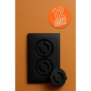 Çocuk Emniyeti Için Priz Kapatıcı – 12’li Paket | Kalın Tip Plastik, Bebek Koruyucu Priz Koruyucu