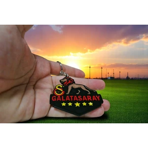 5. Yıldıza Özel Tasarım Galatasaray Taraftar Anahtarlığı