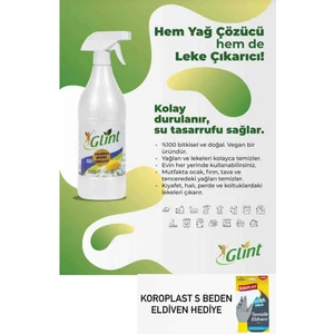 Çok Amaçlı Leke Çıkarıcı Formül 1 Litre Koroplast Temizlik Eldiveni Hediyeli