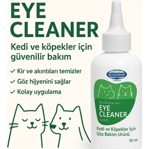 Biyo-Dermacure Eye Cleaner Kedi ve Köpekler Için Göz Bakım Ürünü 50 ml