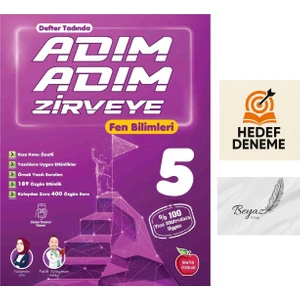 Newton 5.sınıf Adım Adım Zirveye Fen Bilimleri Soru Bankası Hedef Deneme