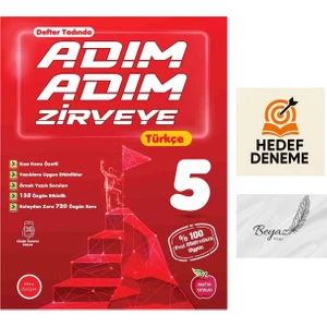 Newton 5.sınıf Adım Adım Zirveye Türkçe Soru Bankası Hedef Deneme