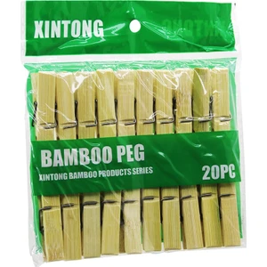 20PCS Ahşap Bambu Mandal (5250)