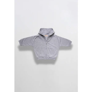 Unisex %100 Pamuk Oversize Kapüşonlu Fermuarlı Sweatshirt