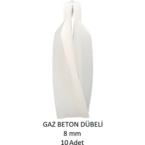 Gaz Beton (Ytong) Dübeli 8 mm (10 Adet)