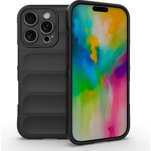 Apple iPhone 16 Pro Max Kılıf Içi Kadife Dolgulu Dalga Tutma Haznelli Premium Tpu Silikon Kapak Ryc/etnik