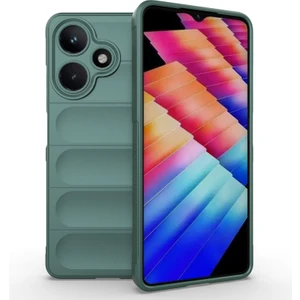 Infinix Hot 30 Kılıf Içi Kadife Dolgulu Dalga Tutma Haznelli Premium Tpu Silikon Kapak Ryc/etnik