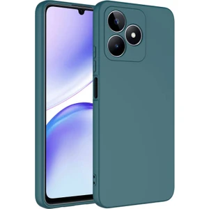 Realme C53 Kılıf Içi Telefonu Çizmeyen Kadife Kaplı Dışı Soft Yapılı Esnek Lansman Kapak Ryc/mara