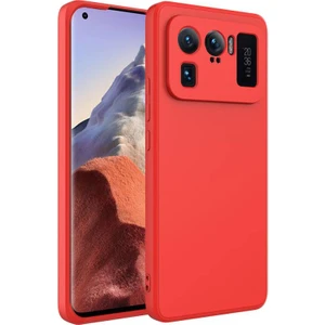 Xiaomi Mi 11 Ultra Kılıf Içi Telefonu Çizmeyen Kadife Kaplı Dışı Soft Yapılı Esnek Lansman Kapak Ryc/mara