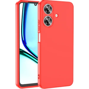 Realme Note 60 Kılıf Içi Telefonu Çizmeyen Kadife Kaplı Dışı Soft Yapılı Esnek Lansman Kapak Ryc/mara