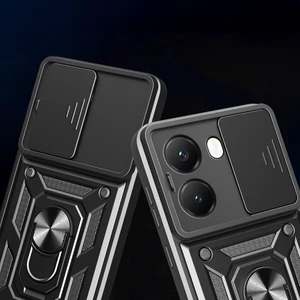 Poco X7 Pro Kılıf Kamera Sürgülü ve Tam Koruma Sağlayan Sert Puma Silikon Kılıf