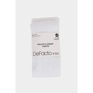 Kız Çocuk 2'li Pamuklu Külotlu Çorap F6098A8NS