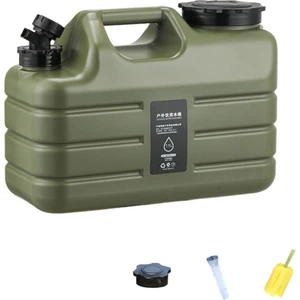 Taşınabilir Açık Kamp Su Depolama Tankı Musluklu 11L Katlanabilir Su Kabı Yürüyüş Piknik Barbekü Için (Yurt Dışından)