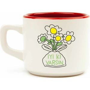 Iyi Ki Varsın Papatya Buketi Beyaz Venüs Kupa - Hediyelik Kupa Fincan Mug